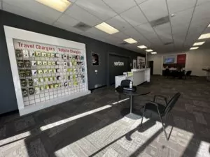 Interior of Victra Verizon Authorized Retail Store in Martinez, CA.