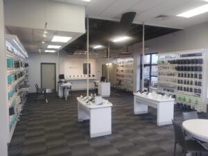 Anchorage, Alaska Verizon store showing interior of store