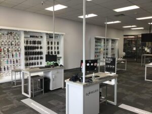 Juneau, Alaska Verizon store, interior of store. 