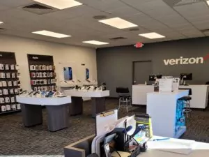 Interior of Victra Verizon Authorized Retail Store in Foley, AL.