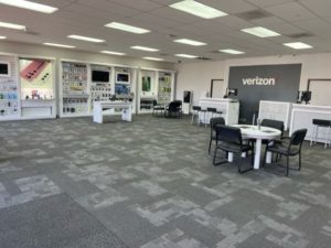 Interior of Victra Verizon Authorized Retail Store in Bullhead, AZ.