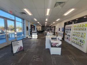 Interior of Victra Verizon Authorized Retail Store in Chandler, AZ