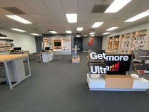 Interior of Victra Verizon Authorized Retail Store in Kingman Stockton, AZ.