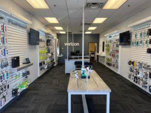 Interior of Victra Verizon Authorized Retail Store in Mesa Dobson, AZ.