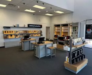 Interior of Victra Verizon Authorized Retail Store in Taylor, AZ.