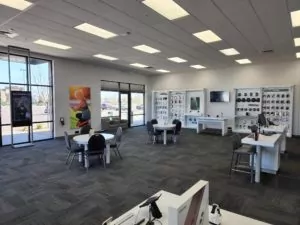 Interior of Victra Verizon Authorized Retail Store in Ammon, ID.
