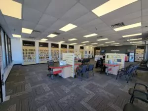Interior of Victra Verizon Authorized Retail Store in Annapolis, MD.