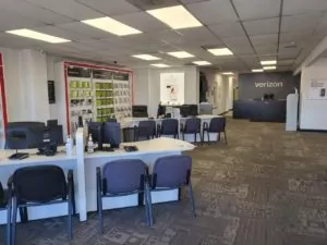 Interior of Victra Verizon Authorized Retail Store in Severna Park, MD.