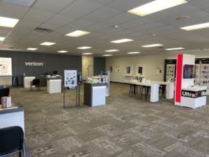Interior of Victra Verizon Authorized Retail Store in Neptune, NJ.