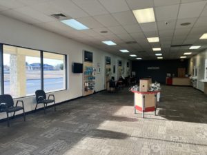 Interior of Victra Verizon Authorized Retail Store in Emporia, VA.