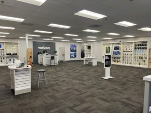 Interior of Victra Verizon Authorized Retail Store in Richmond Laburnum, VA.