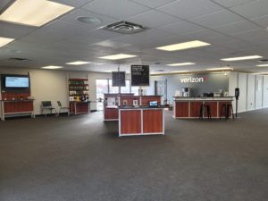 Interior of Victra Verizon Authorized Retail Store in Sparta, WI.