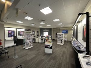 Interior of Victra Verizon Authorized Retail Store in Charleston, WV.