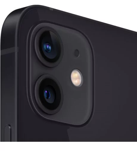 iPhone 12 image of the upper right corner showing camera