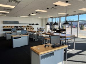 Interior of Victra Verizon Authorized Retail Store in Athens, AL.