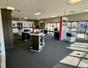 Interior of Victra Verizon Authorized Retail Store in Tuscaloosa, AL.