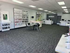 Interior of Victra Verizon Authorized Retail Store in Bullhead City, AZ.