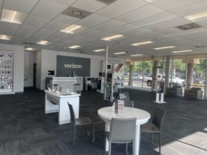 Interior of Victra Verizon Authorized Retail Store in Valrico, FL.