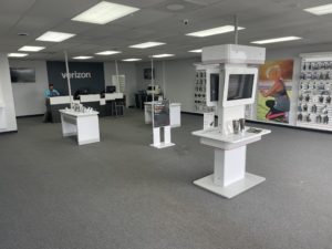 Interior of Victra Verizon Authorized Retail Store in Forsyth, GA.