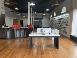 Interior of Victra Verizon Authorized Retail Store in Jackson, GA.