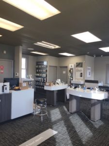 Interior of Victra Verizon Authorized Retail Store in Atlantic, IA.
