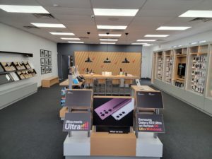 Interior of Victra Verizon Authorized Retail Store in Okoboji, IA.