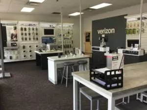 Interior of Victra Verizon Authorized Retail Store in Boise Broadway, ID.