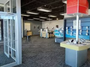 Interior of Victra Verizon Authorized Retail Store in El Dorado, KS.