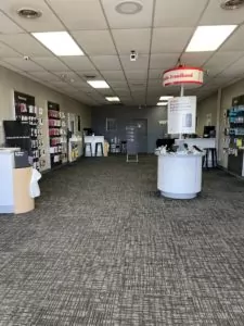 Interior of Victra Verizon Authorized Retail Store in Holdrege, NE.