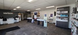 Interior of Victra Verizon Authorized Retail Store in Valentine, NE.