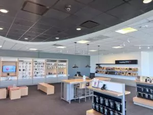 Interior of Victra Verizon Authorized Retail Store in Rio Rancho, NM.