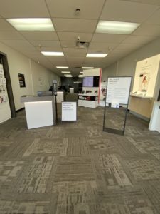 Interior of Victra Verizon Authorized Retail Store in Reno Mae Anne, NV.
