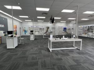 Interior of Victra Verizon Authorized Retail Store in Minerva, OH.