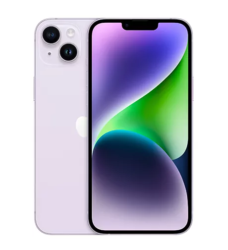 iPhone 14 Plus front and back view
